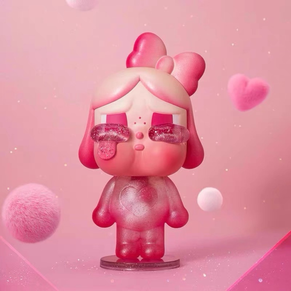 Pop mart heartless girl 100%authentic!Pink Figurine with Heart Details